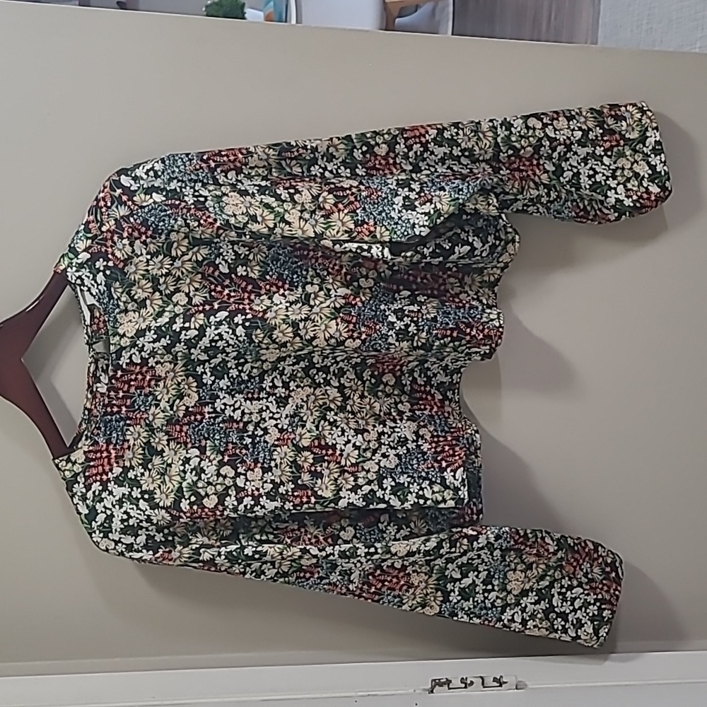 H&M - Satin effect long sleeve top